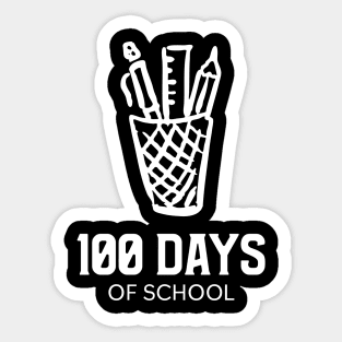 100 days of school Sticker